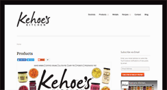 Desktop Screenshot of kehoeskitchen.com